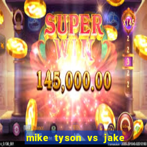 mike tyson vs jake paul assistir online